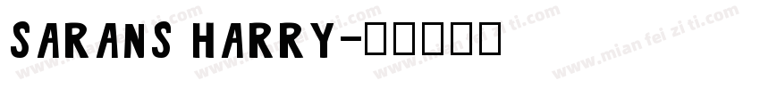 Sarans Harry字体转换